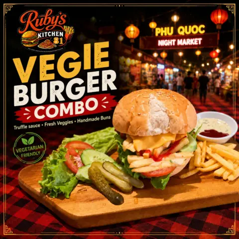Vegie Burger Combo
